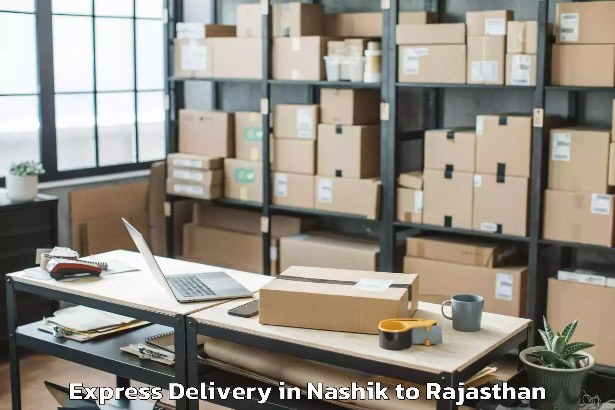 Book Nashik to Gulabpura Express Delivery Online